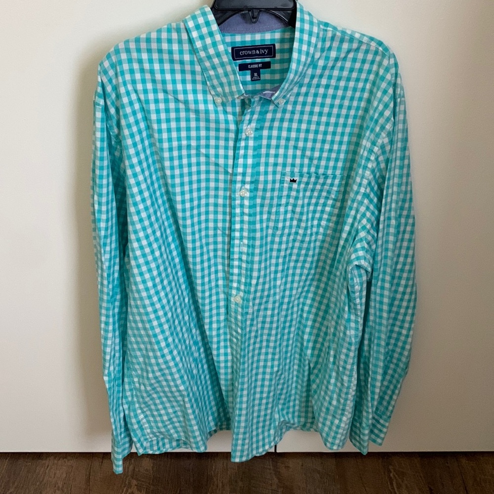CROWN & IVY Men’s Dress Shirt